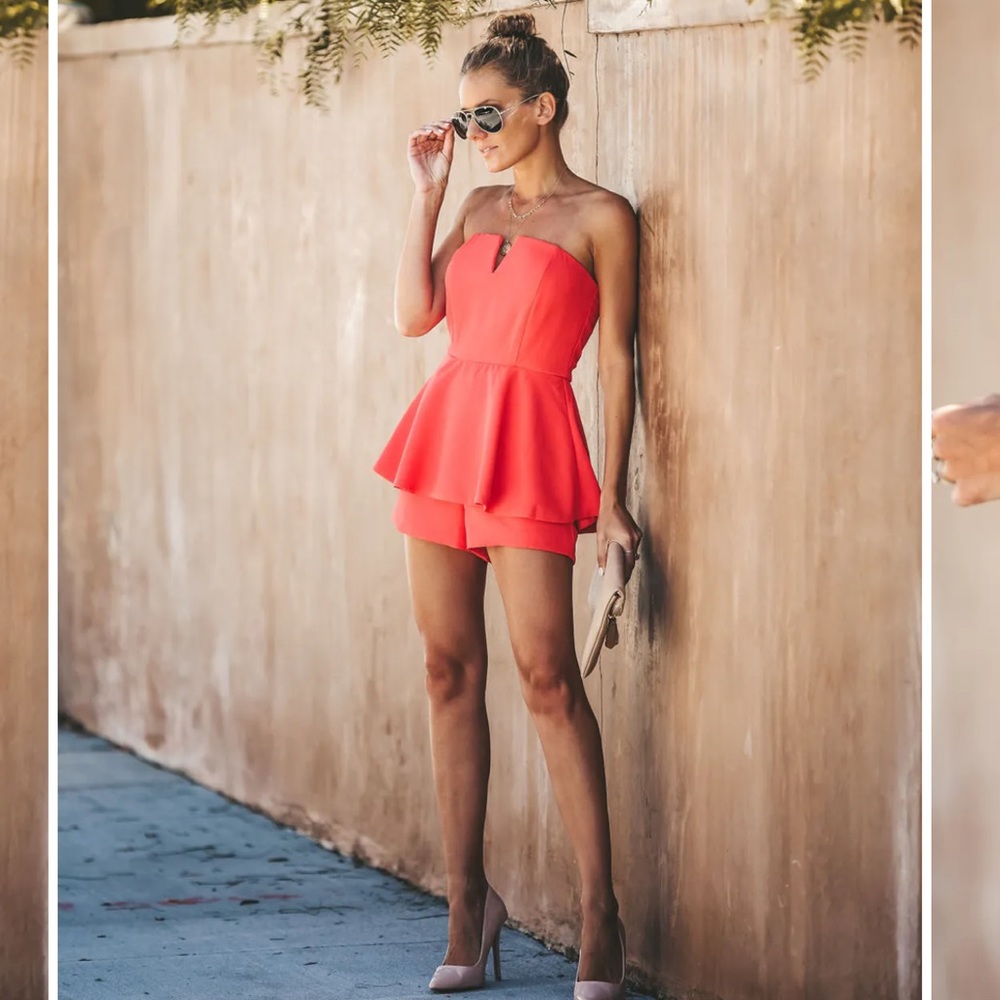 Vici One And Only Strapless Romper